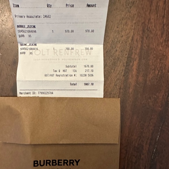 Burberry Vintage Check Panel Cotton Jogging Pants and Sweater - XS - Picture 10 of 11